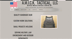 Desktop Screenshot of amicktactical.com